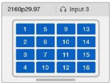 Blackmagic Design MultiView 16 - Pannello frontale di Blackmagic MultiView 16 - 1