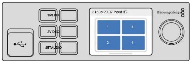 Blackmagic Design MultiView 16 - Blackmagic MultiView 4에서 레이아웃 설정하기 - 1