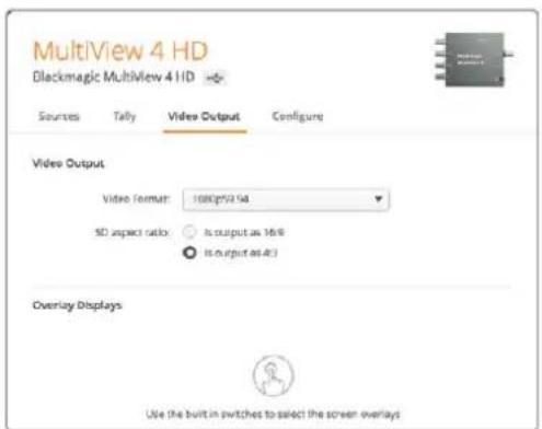 Blackmagic Design MultiView 16 - Format vidéo et sortie HD - 3
