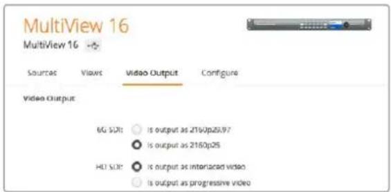 Blackmagic Design MultiView 16 - Video Format and HD Output - 1