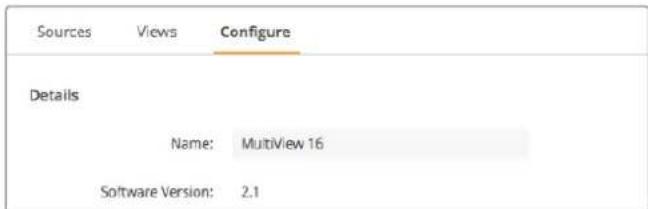 Blackmagic Design MultiView 16 - 为您的Blackmagic MultiView命名 - 1