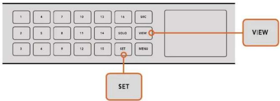 Blackmagic Design MultiView 16 - Régler les sources et les fenêtres sur le Blackmagic MultiView 16 - 1