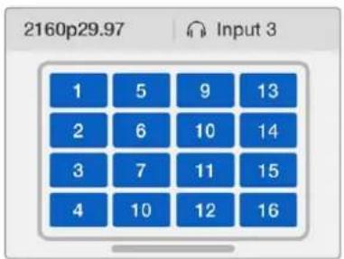 Blackmagic Design MultiView 16 - Die Frontblende des Blackmagic MultiView 16 - 1