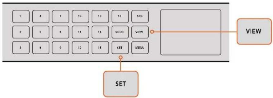 Blackmagic Design MultiView 16 - Назначение источников и окон на Blackmagic MultiView 16 - 1