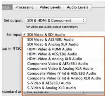 Blackmagic Design Decklink SDI 4K - Utilisation des préférences système de blackmagic - 2
