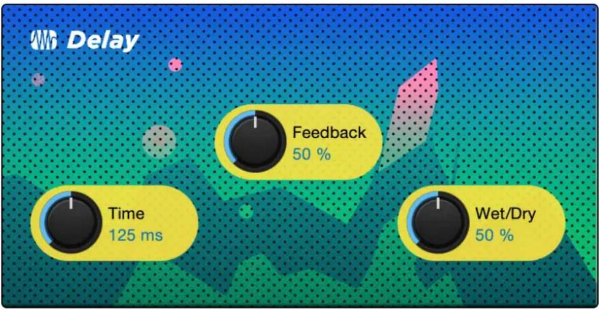Delay Feedback 50 % Time 125 ms Wet/Dry 50 %