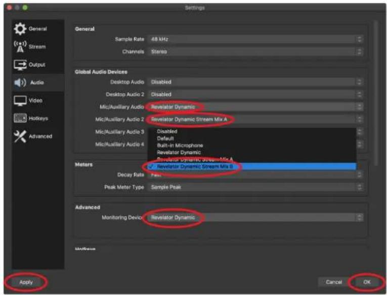 PRESONUS Revelator Dynamic - Utilisation du revelator dynamic avec OBS 37 - 2