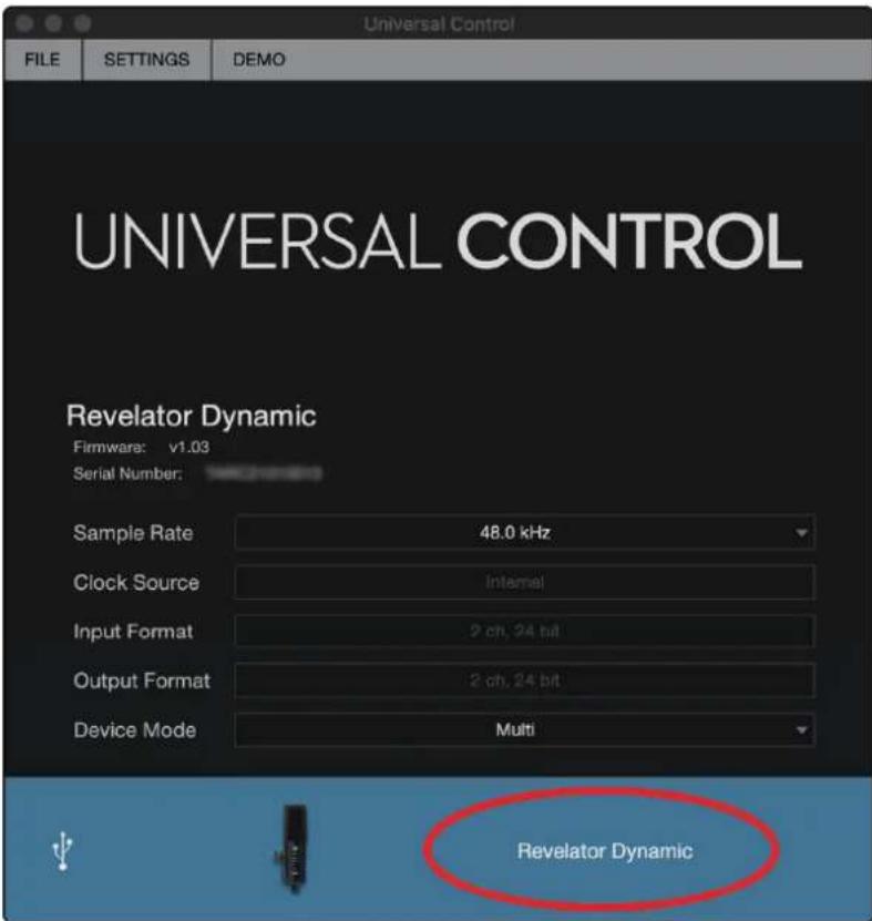 PRESONUS Revelator Dynamic - Gestion des presets - 1