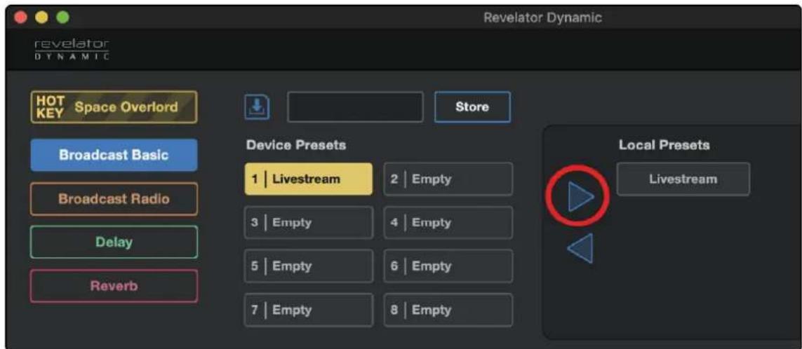 PRESONUS Revelator Dynamic - Exportation/importation de presets 50 - 2