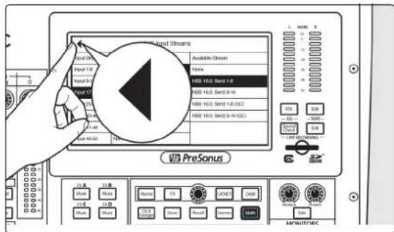PRESONUS NSB 16.8 - Étape 6: activation des sources réseau sur votre console de mixage - 1