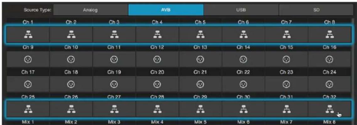 PRESONUS NSB 16.8 - Étape 8: utilisation des sources réseau sur votre console de mixage rack - 4