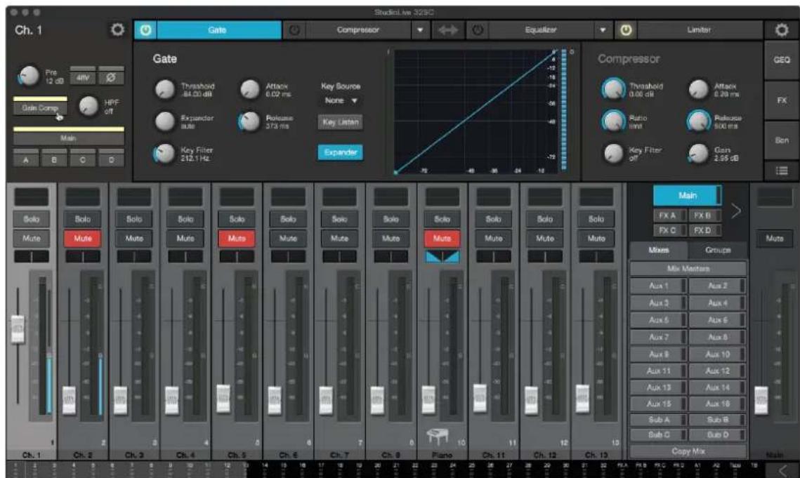 PRESONUS NSB 16.8 - Contrôle à distance des préamplis (UC surface) - 4