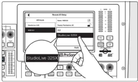PRESONUS NSB 16.8 - Étape 3: fixez les permissions d'accès aux préamplis - 1