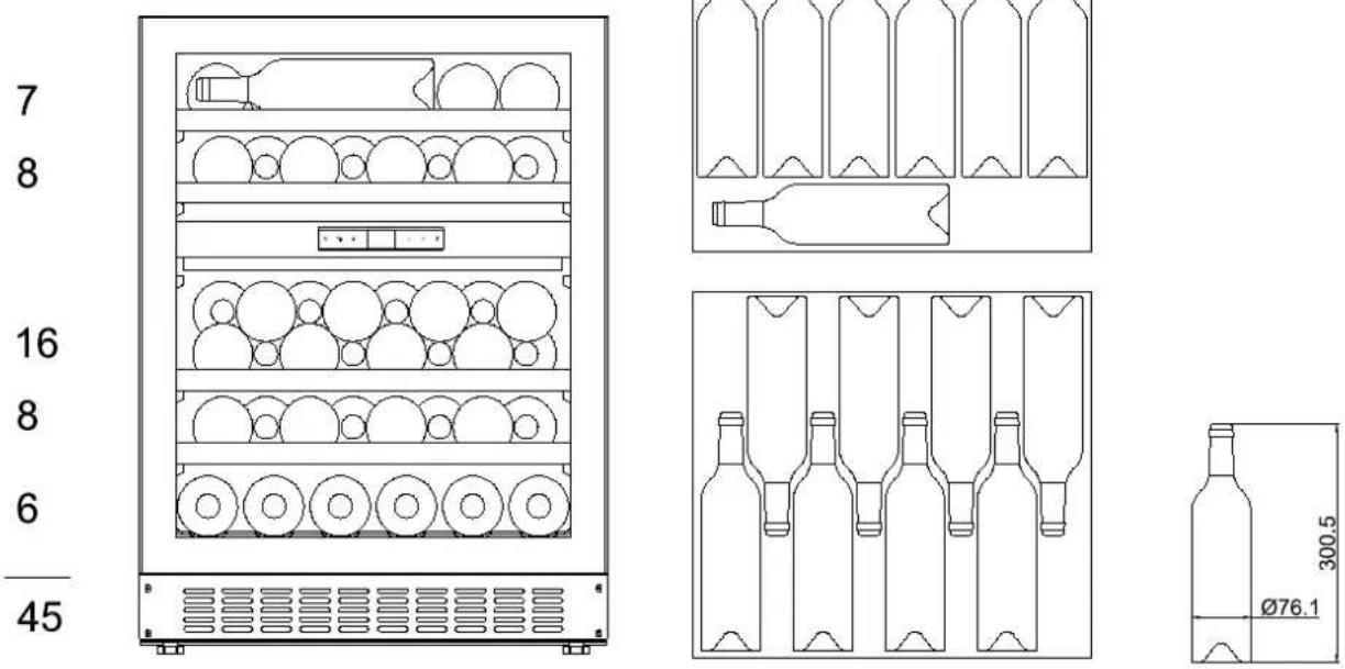 LE CHAI LBN340 - LB340/1 / LBN340/1 :35 bottles Max - 7