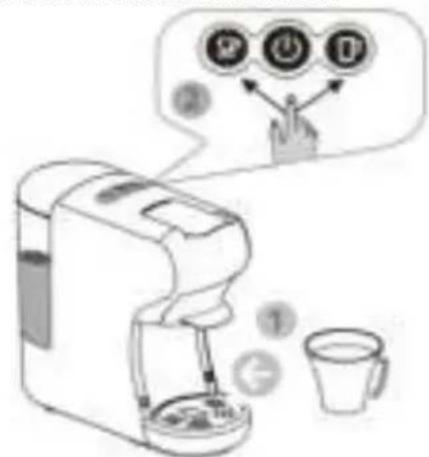 ZANUSSI CKZ39 - Sélectionner le volume de la boisson - 1