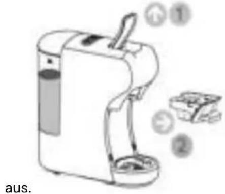 ZANUSSI CKZ39 - Die Kapsel in den Adapter einsetzen - 11