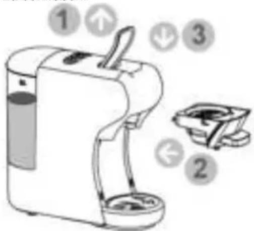 ZANUSSI CKZ39 - Die Kapsel in den Adapter einsetzen - 2
