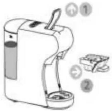 ZANUSSI CKZ39 - Die Kapsel in den Adapter einsetzen - 18