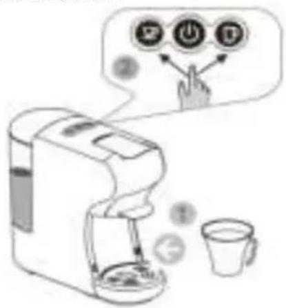 ZANUSSI CKZ39 - Selecteer het koffievolume - 1