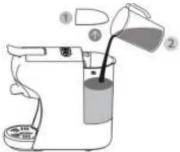 ZANUSSI CKZ39 - Het waterreservoir vullen - 1