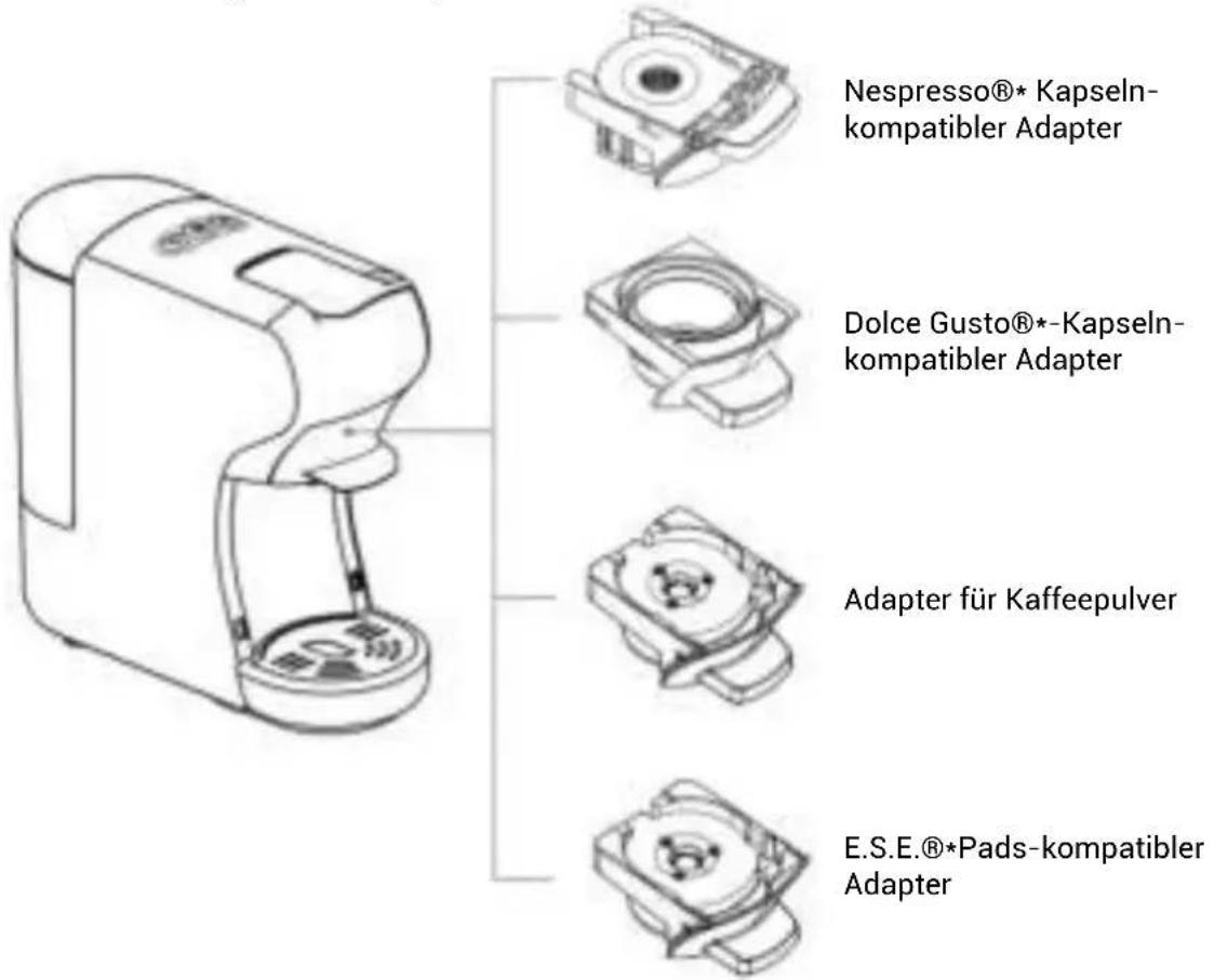 ZANUSSI CKZ39 - BEREITEN VON KAFFEE UND HEIßGETRÄNKEN - 1