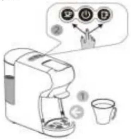 ZANUSSI CKZ39 - Selecting your coffee volume - 1