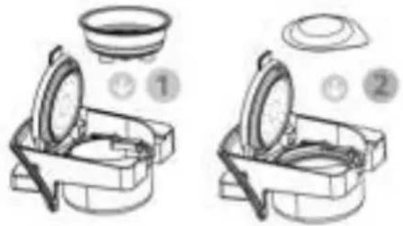 ZANUSSI CKZ39 - Die Kapsel in den Adapter einsetzen - 7
