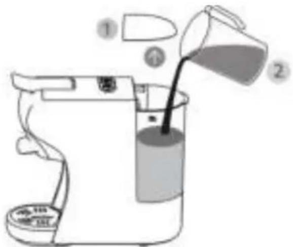 ZANUSSI CKZ39 - Filling the water tank - 1