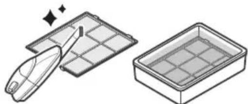Winix Zero S - De filters reinigen: - 1