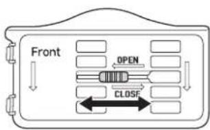 Front OPEN CLOSE