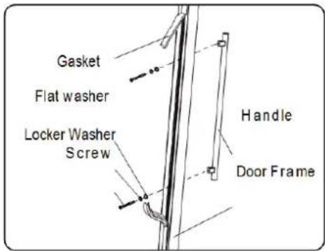 CLIMADIFF CBU7S1B - Installing the handle - 1