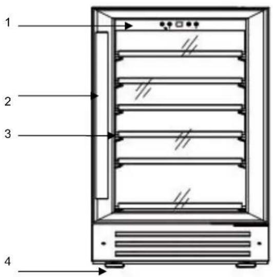 CLIMADIFF CBU7S1B - DESCRIPTION OF THE APPLIANCE - 1