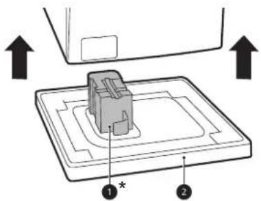 LG WM3555HWA - Retrait des matériaux d'expédition - 1