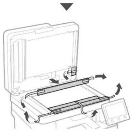 CANON iSENSYS MF651 CW - Remove all packing material. - 3