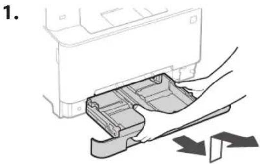 CANON iSENSYS MF651 CW - Зареждане на хартия - 1