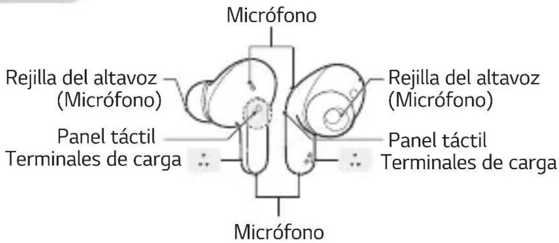 LG Tone Free FP5W - Auriculares - 1