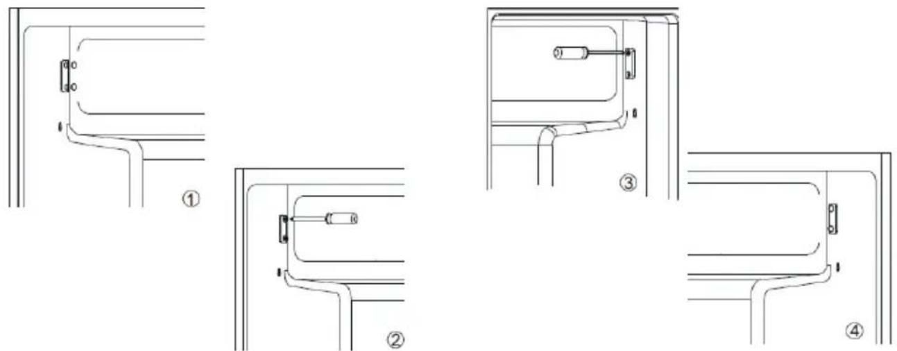 PROLINE PLF215SL - Inversion du SENS d'ouverture de la porte - 3