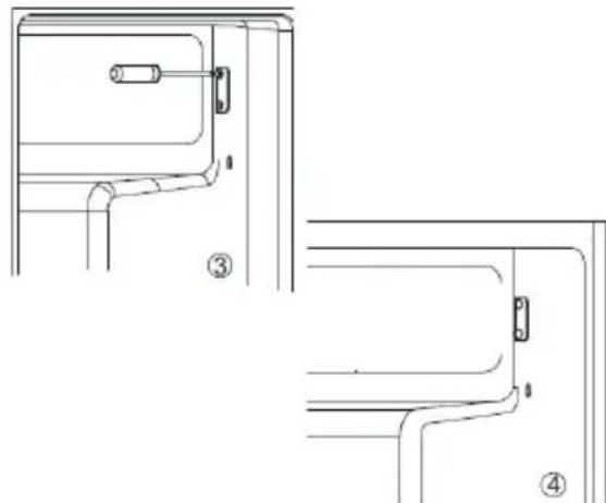 PROLINE PLF215WH - DRAAIRICHTING VAN DE DEUR WIJZIGEN - 5