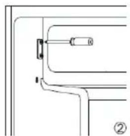 PROLINE PLF215WH - Inversion du SENS d'ouverture de la porte - 4