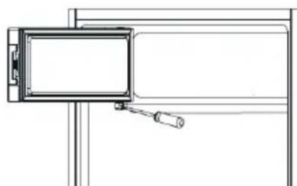 PROLINE PLF215WH - DRAAIRICHTING VAN DE DEUR WIJZIGEN - 8