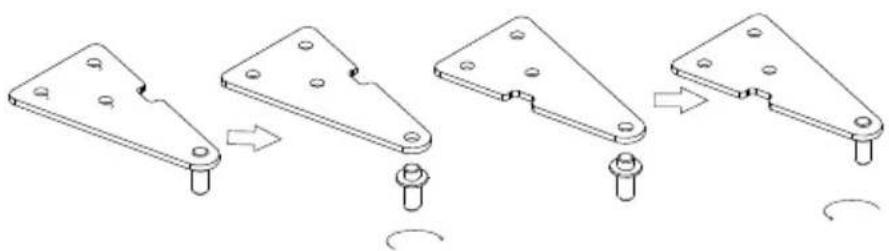 PROLINE PLF215WH - Inversion du SENS d'ouverture de la porte - 11