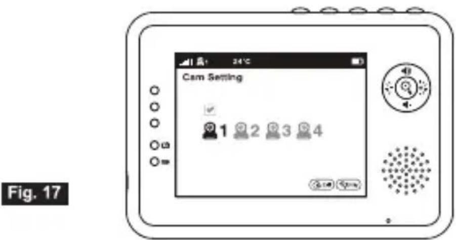 Cam Setting 1 2 3 4 Fig. 17