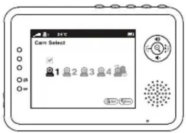 Cam Select 1 2 3 4