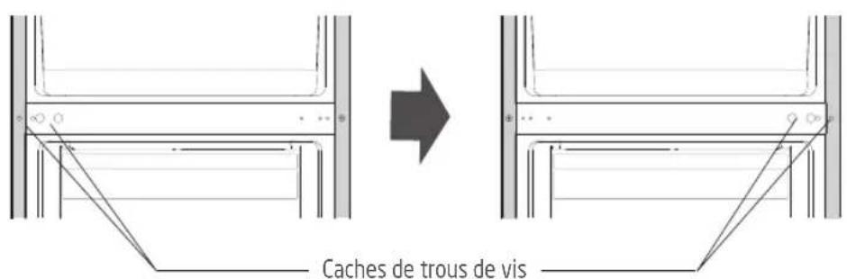 PROLINE PLC265WH - INVERSION DU CÔTÉ D'OUVERTURE DE LA PORTE - 9