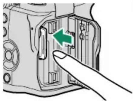 FUJIFILM XH2S - Retrait des cartes mémoire - 1