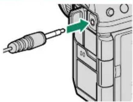 FUJIFILM XH2S - Utilisation d'un microphone externe - 1