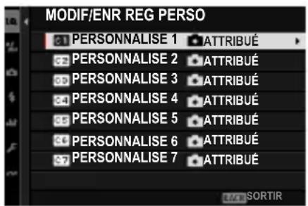 FUJIFILM XH2S - Modification des réglages personnalisés - 2