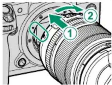FUJIFILM XH2S - Fixation d'un objectif - 1