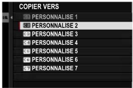 FUJIFILM XH2S - Copie des réglages personnalisés - 4