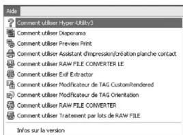 FUJIFILM HSV5 - ■ Aide en ligne - 1